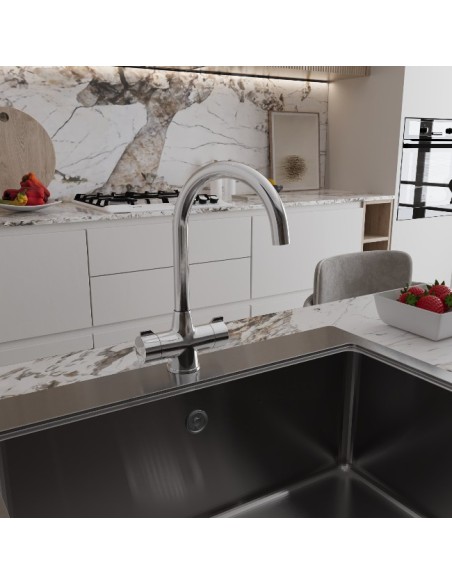 Robinet De Cuisine Chrome Instantor Pro