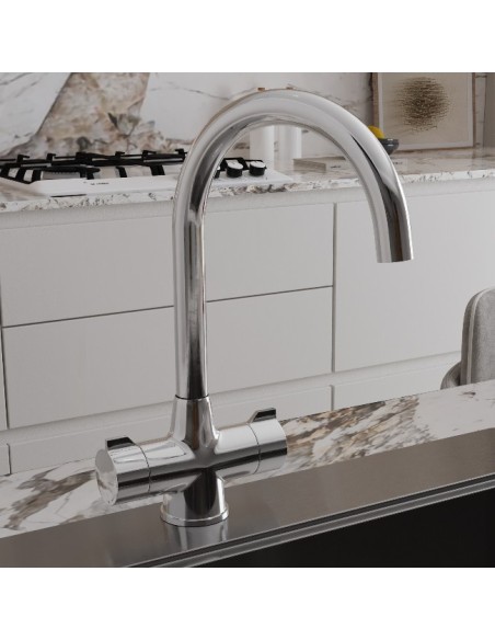 Robinet De Cuisine Chrome Instantor Pro