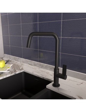 Mitigeur Noir Clearwater Parma À Levier Latéral 2
