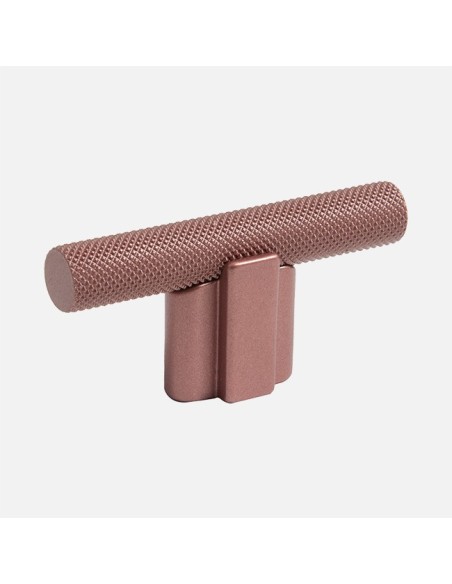 Bouton En T Moleté Giulio 8/1170 Rose - Boutons De Cuisine Contemporains
