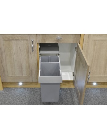 Poubelle Coulissante Compacte 30 L Pour Meuble De 300 mm 2
