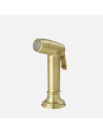 Douchette Professionnelle Double Jet Bronze Brossé Deux Modes De Débit