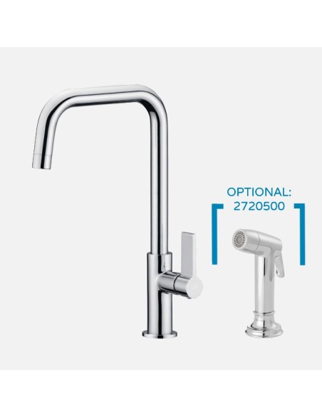 Mitigeur Chrome Clearwater Parma À Levier Latéral