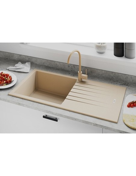 Robinet Sable Granit Decoratif | Robinet Pour Éviers Crème