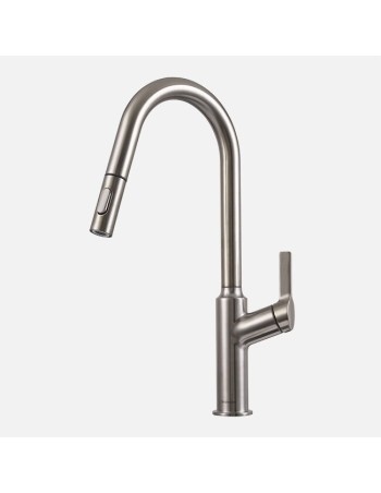 Robinet Clearwater Karuma En Nickel Avec Levier Unique Et Douchette
