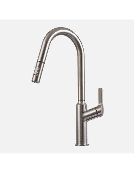 Robinet Clearwater Karuma En Nickel Avec Levier Unique Et Douchette