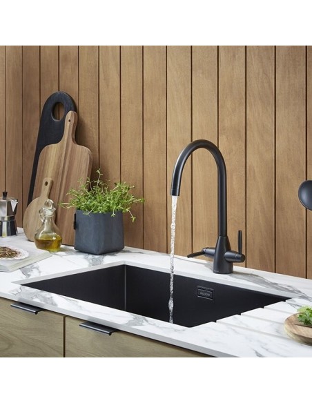 Robinet  Clearwater Tutti Noir Mat Robinet De Cuisine Moderne