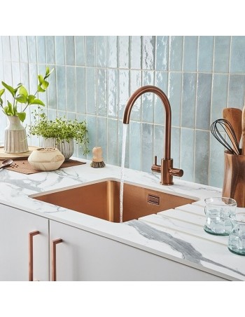 Robinet De Cuisine Clearwater Rococo En Cuivre Brossé - Mitigeur De Cuisine En Ligne 2