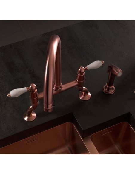 Robinet Pont Clearwater Elegance En Cuivre Brossé