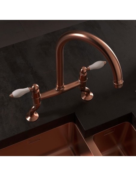 Robinet Pont Clearwater Elegance En Cuivre Brossé