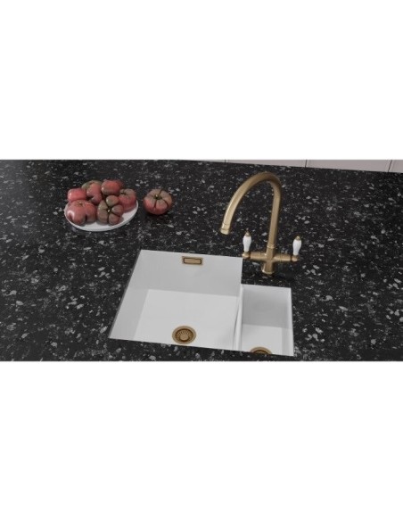 Robinet De Cuisine Clearwater Elegance En Laiton Satiné