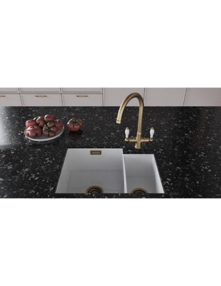 Robinet De Cuisine Clearwater Elegance En Laiton Satiné