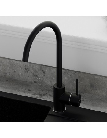 Robinet Noir Effet Granit - Robinet Pour Éviers Noirs 2