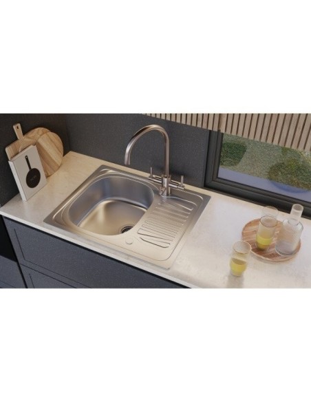 Robinet Clearwater Stella Tri-Spa Nickel Eau Chaude Froide et Filtrée
