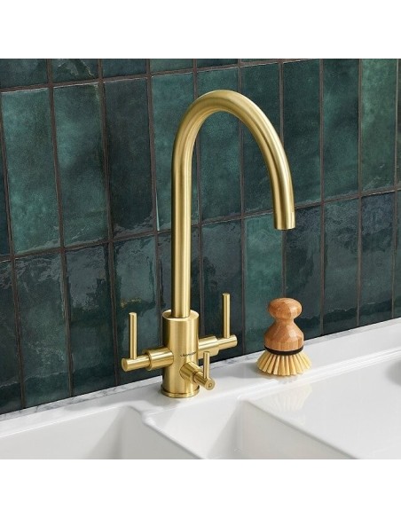 Robinet Clearwater Stella Tri-Spa Laiton Eau Chaude Froide et Filtrée