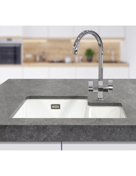 Robinet Cherika Carré Nickel Brossé - Robinet De Cuisine Design Carré