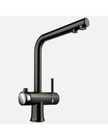 Robinet Clearwater 3-en-1 Hydra Gris, Eau Chaude Froide et Filtrée
