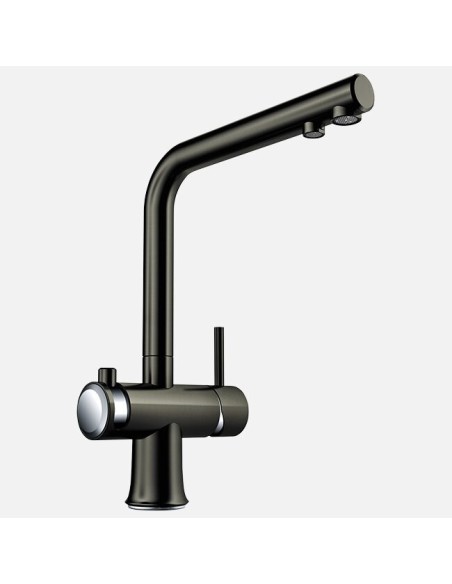 Robinet Clearwater 3-en-1 Hydra Gris, Eau Chaude Froide et Filtrée