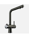 Robinet Clearwater 3-en-1 Hydra Gris, Eau Chaude Froide et Filtrée