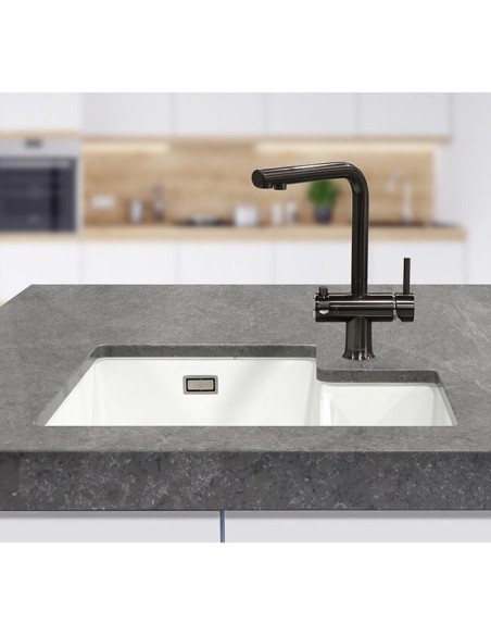 Robinet Clearwater 3-en-1 Hydra Gris, Eau Chaude Froide et Filtrée