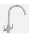 Robinet De Cuisine Clearwater Rococo En Chrome Brossé - Mitigeur De Cuisine En Ligne
