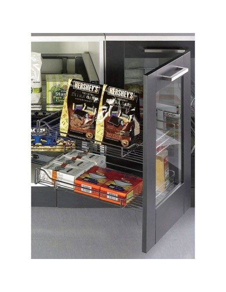 Meuble D'Angle Intelligent A Fermeture Douce - Rangement De Cuisine
