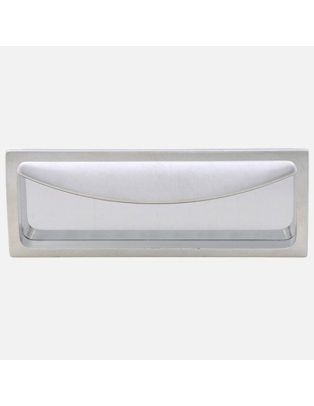 Poignée Encastrée En Nickel Satiné 96mm  - Poignée De Cuisine