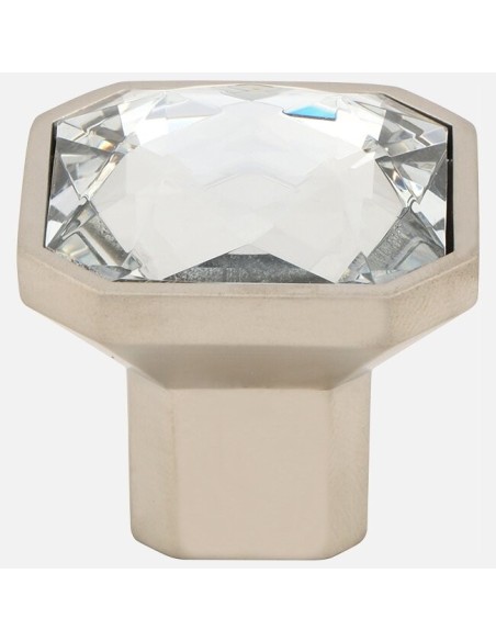 Bouton Carré En Cristal