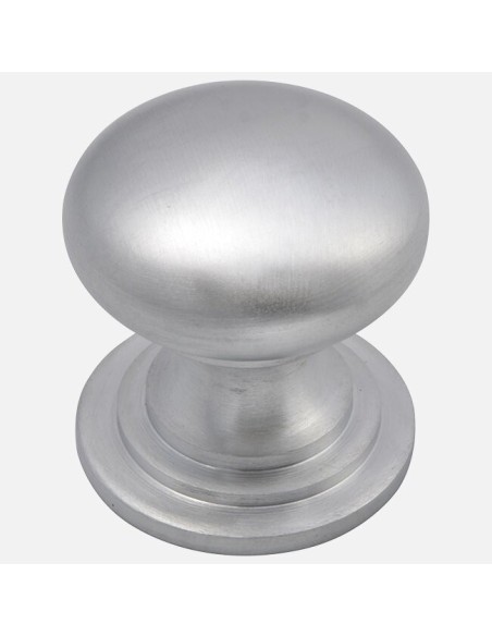 Bouton Style Victorien En Nickel Satiné - Boutons De Porte De Cuisine