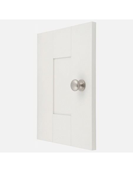 Bouton Style Victorien En Nickel Satiné - Boutons De Porte De Cuisine