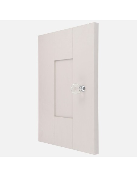 Bouton De Meuble En Cristal Avec Base Chrome