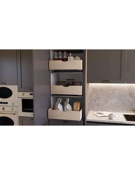 Tiroirs Complets En Bois Pour Rangement De Cuisine Ou Dressing