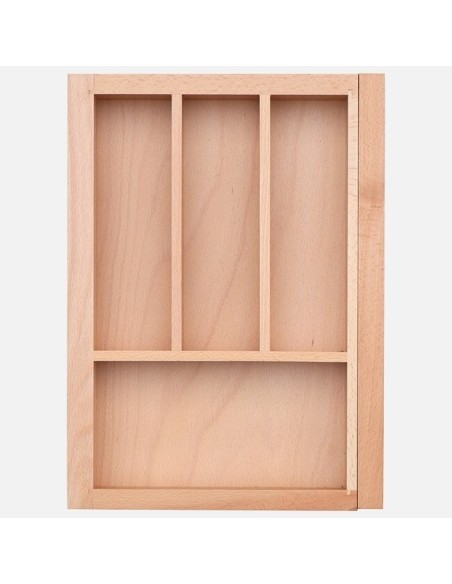 Range-Couverts En Bois Extensible - Organisateur De Tiroir De Cuisine