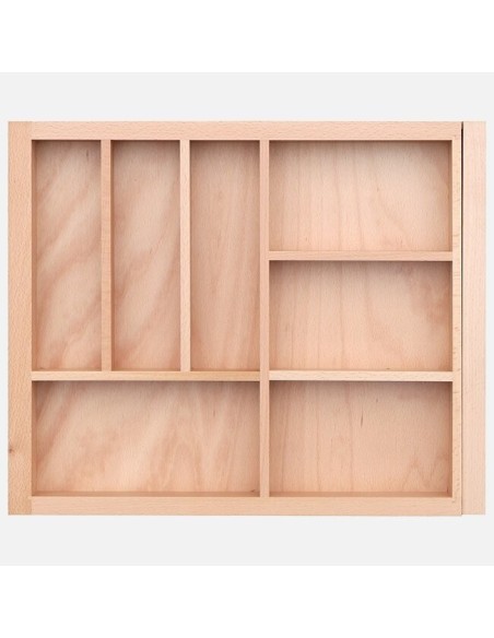Range-Couverts En Bois Extensible - Organisateur De Tiroir De Cuisine