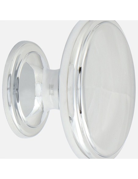 Oxford Poignées Coquille Et Boutons En Laiton Chrome Accessoires Cuisine