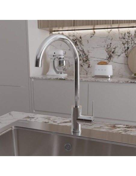Mitigeur De Cuisine Pyramis Clodia Chrome - Robinet Monocommande Moderne