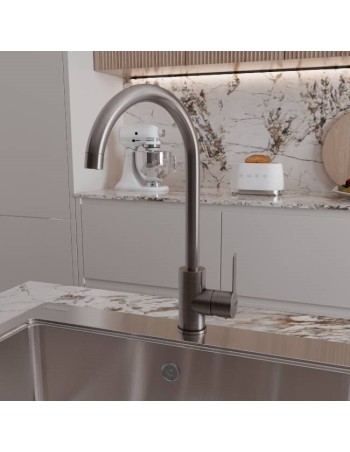 Mitigeur Pyramis Clodia Brossé - Robinet Monocommande Moderne 2