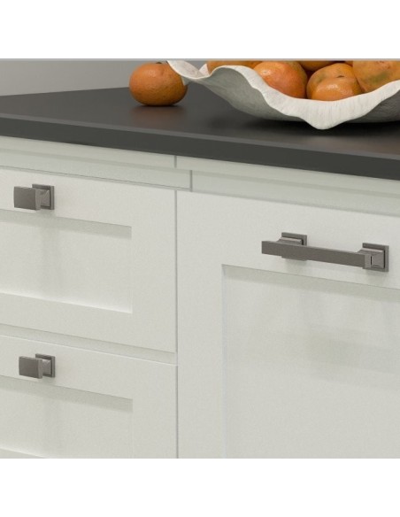 Poignée Et Boutons En Nickel Satiné - Collection Kensington