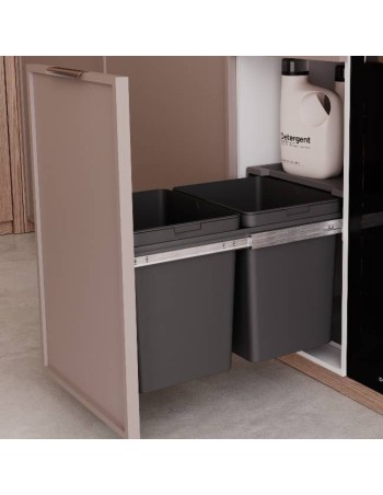 Poubelle Sous Évier 30 Litres Pour Meuble De 450 mm