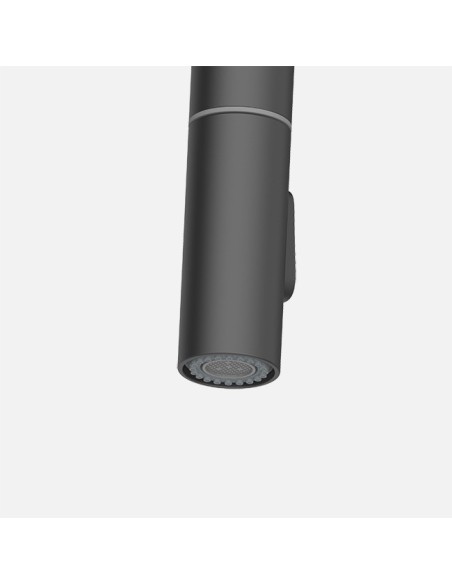 Robinet Clearwater Kira Double Levier Et Douchette Extractible Noir Mat