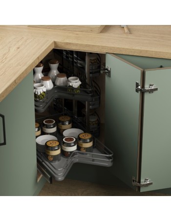 Carousel Optimal - Tourniquet Coulissant - Rangement de cuisine 2
