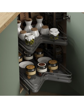 Carousel Optimal - Tourniquet Coulissant - Rangement de cuisine