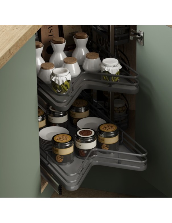 Carousel Optimal - Tourniquet Coulissant - Rangement de cuisine