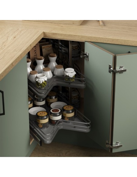 Carousel Optimal - Tourniquet Coulissant - Rangement de cuisine