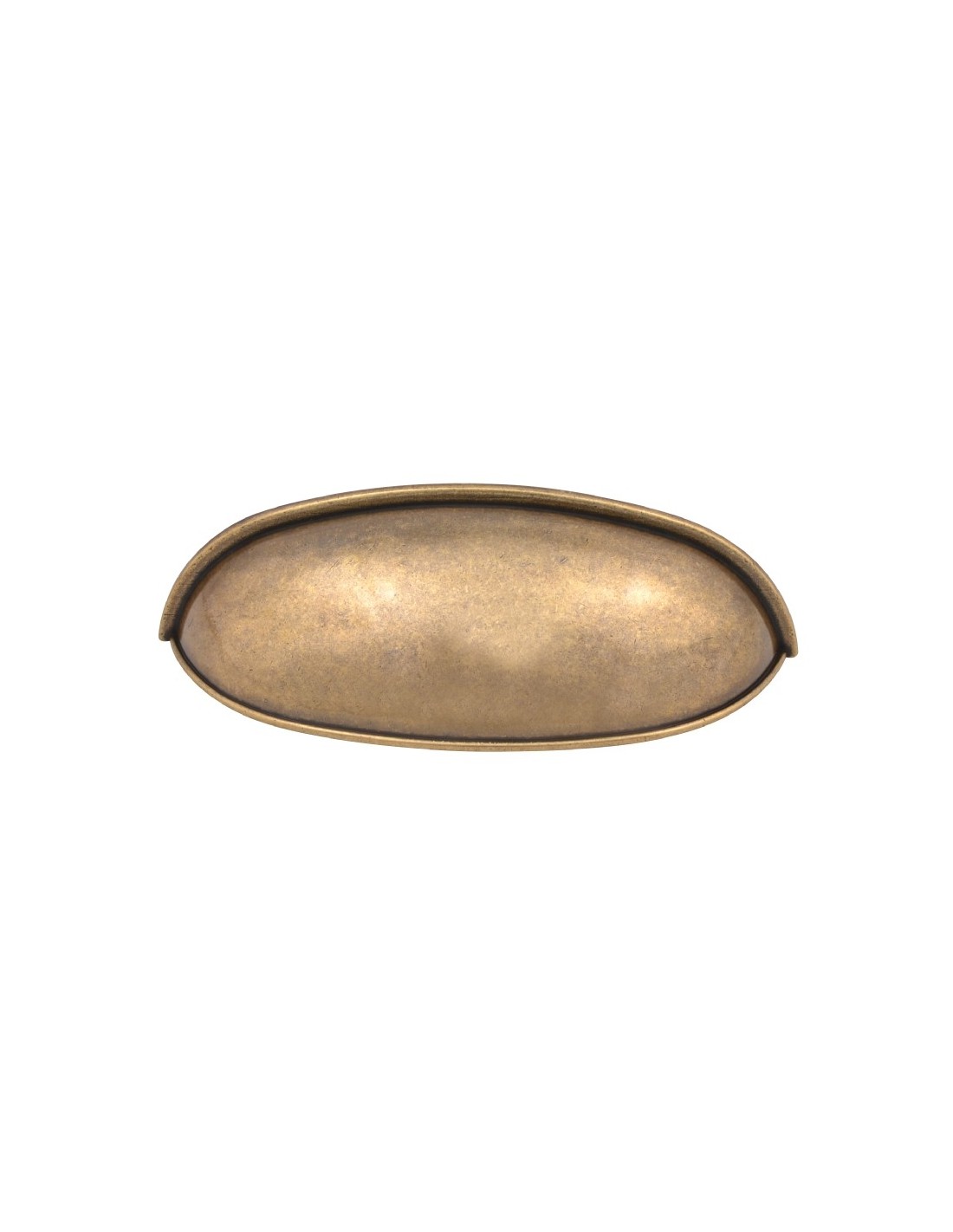 Poignée Coquille Petite Elm 84mm, Bronze