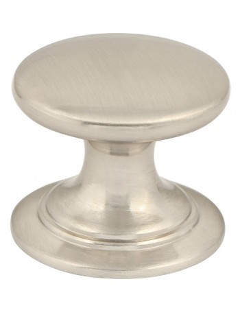 Bouton Windsor En Nickel Brossé - Boutons De Porte De Cuisine En Ligne